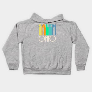 Retro Salem, Ohio Kids Hoodie